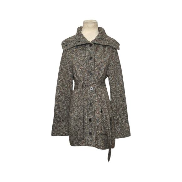 The Limited heathered brown buttoned cardigan sweater size M - Picture 1 of 15
